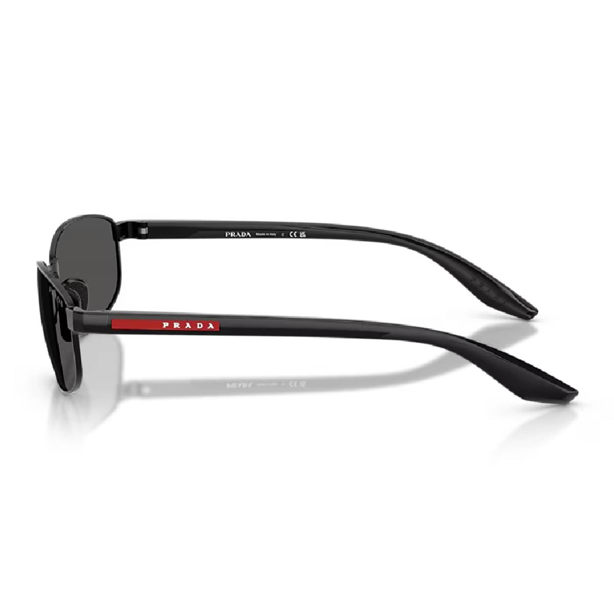 Prada Linea Rossa PS B53S Men's Oval Solid Color Sunglasses