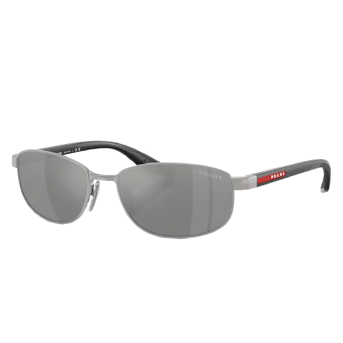 Prada Linea Rossa PS B53S Men's Oval Solid Color Sunglasses