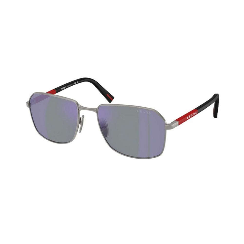 Prada Linea Rossa PS A51 Men's Rectangular Mirrored Sunglasses