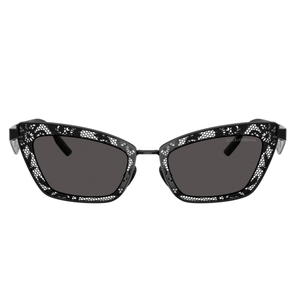 Dolce & Gabbana DG23110187 Women's Cat Eye Solid Color Sunglasses