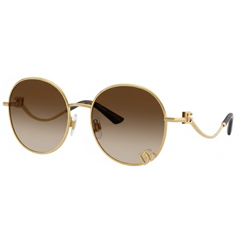 Dolce & Gabbana DG2328 Women's Round Gradient Sunglasses
