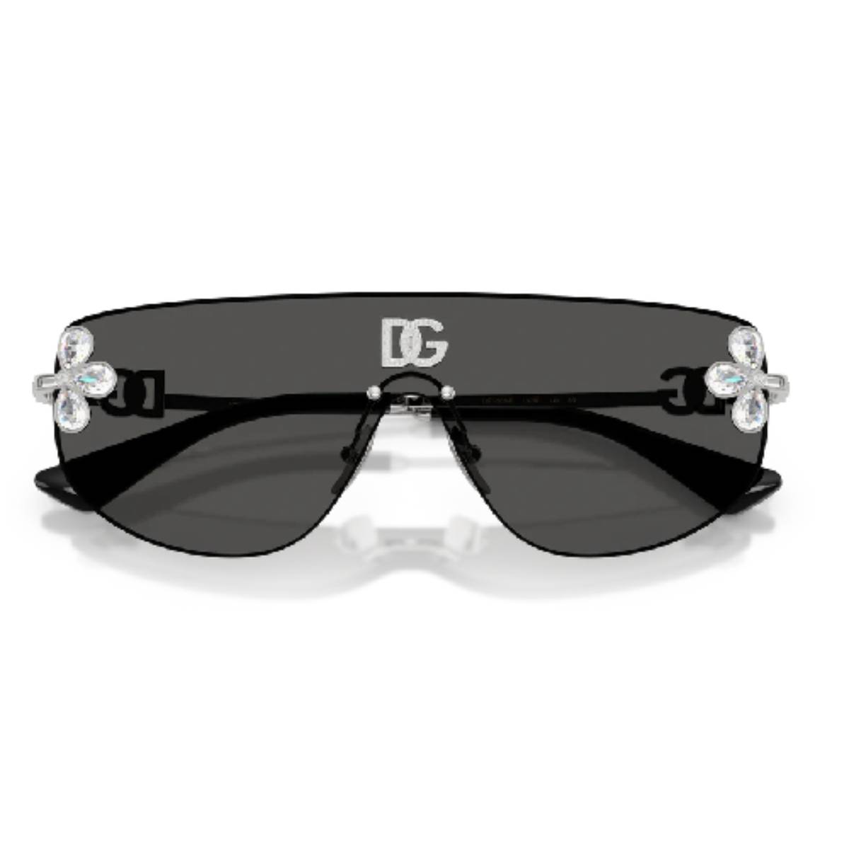 Dolce & Gabbana DG2333B Women's Rectangle Solid Color Sunglasses