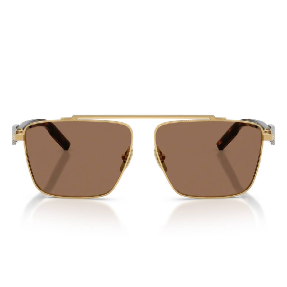 Dolce & Gabbana DG2336 Men's Square Solid Color Sunglasses
