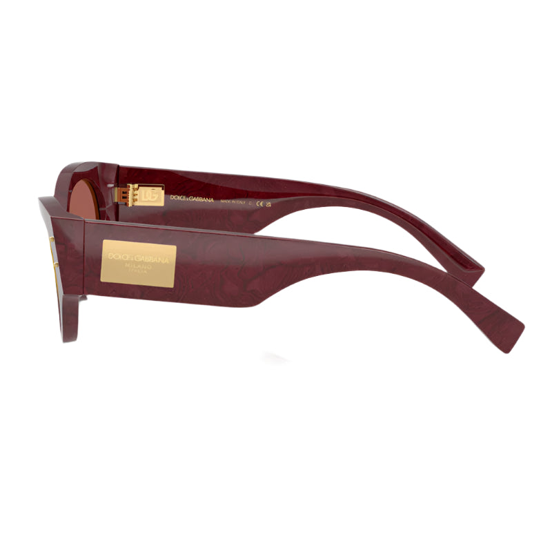 Dolce & Gabbana DG4480 3442D0 Women's Butterfly Mirrored Sunglasses