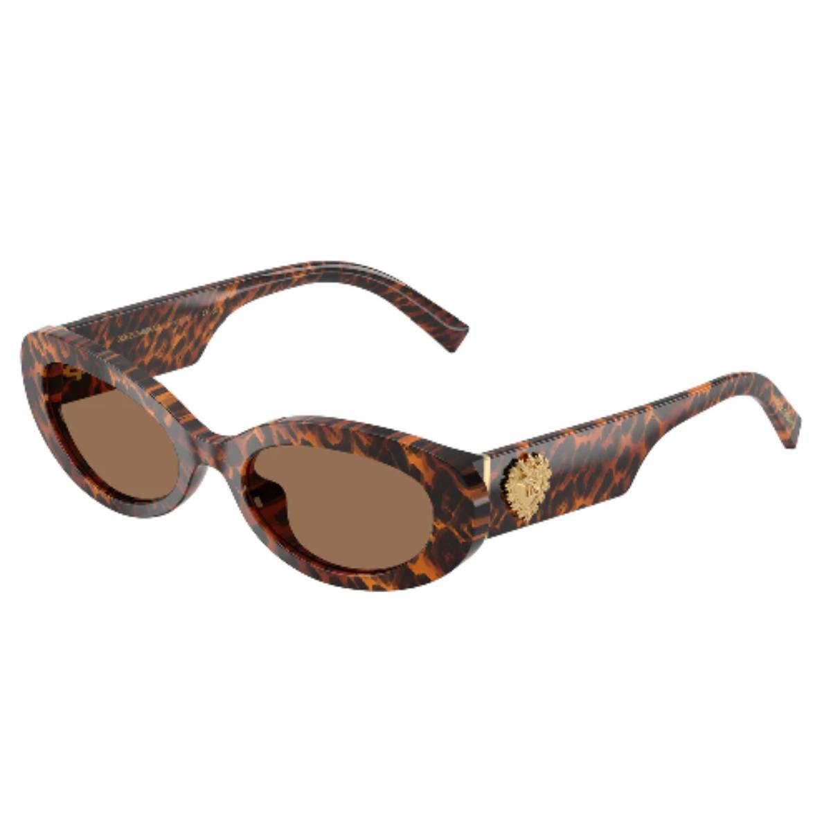 Dolce & Gabbana DG4537 Women's Oval Solid Color Sunglasses
