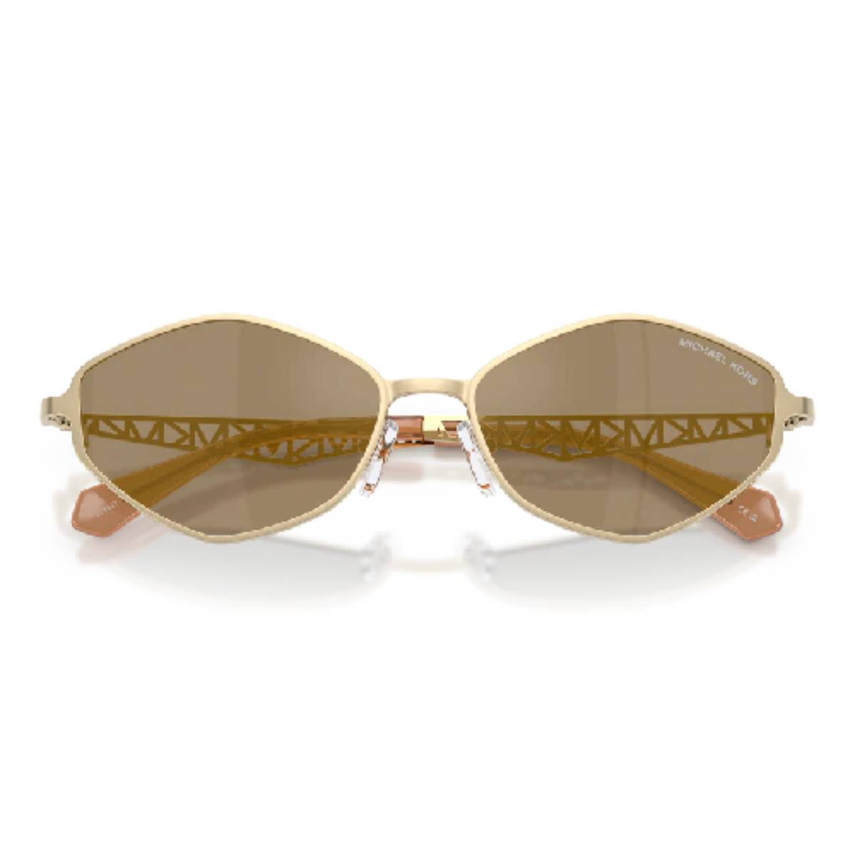 Michael Kors MK1181 Gold Coast Women's Geometric Solid Color Sunglasses