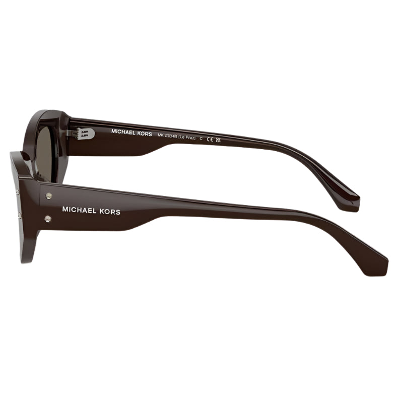 Michael Kors Le Praz MK2234B4007 Women's Geometric Solid Color Sunglasses