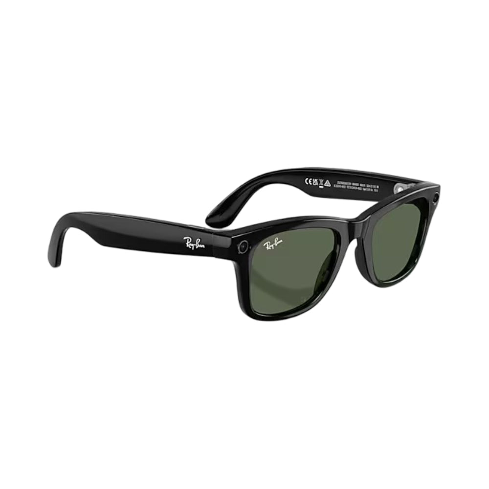 Ray-Ban Meta 0RW401 53" Unisex Gen 2 Wayfarer Square Solid Color Smartglasses