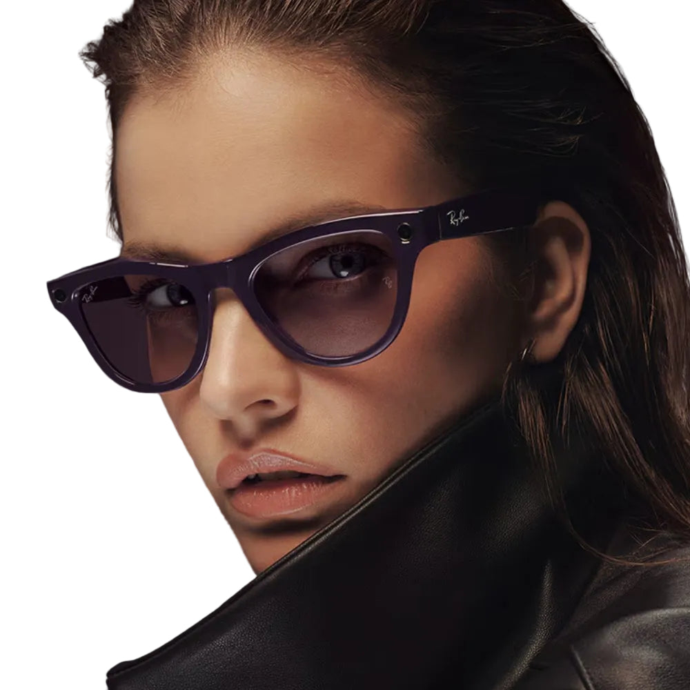 Ray-Ban Meta 0RW401 Unisex Gen 2 Skyler Cat Eye Solid Color Smartglasses