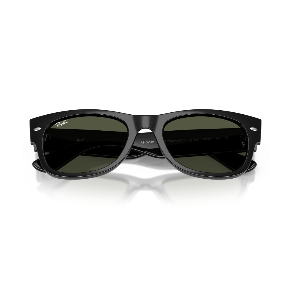 Ray-Ban RB0832S Mega Wayfarer II Men's Square Solid Color Sunglasses
