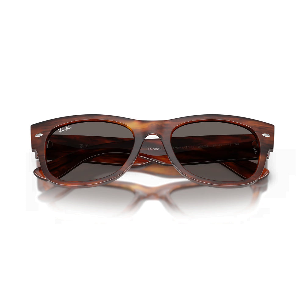 Ray-Ban RB0832S Mega Wayfarer II Men's Square Solid Color Sunglasses