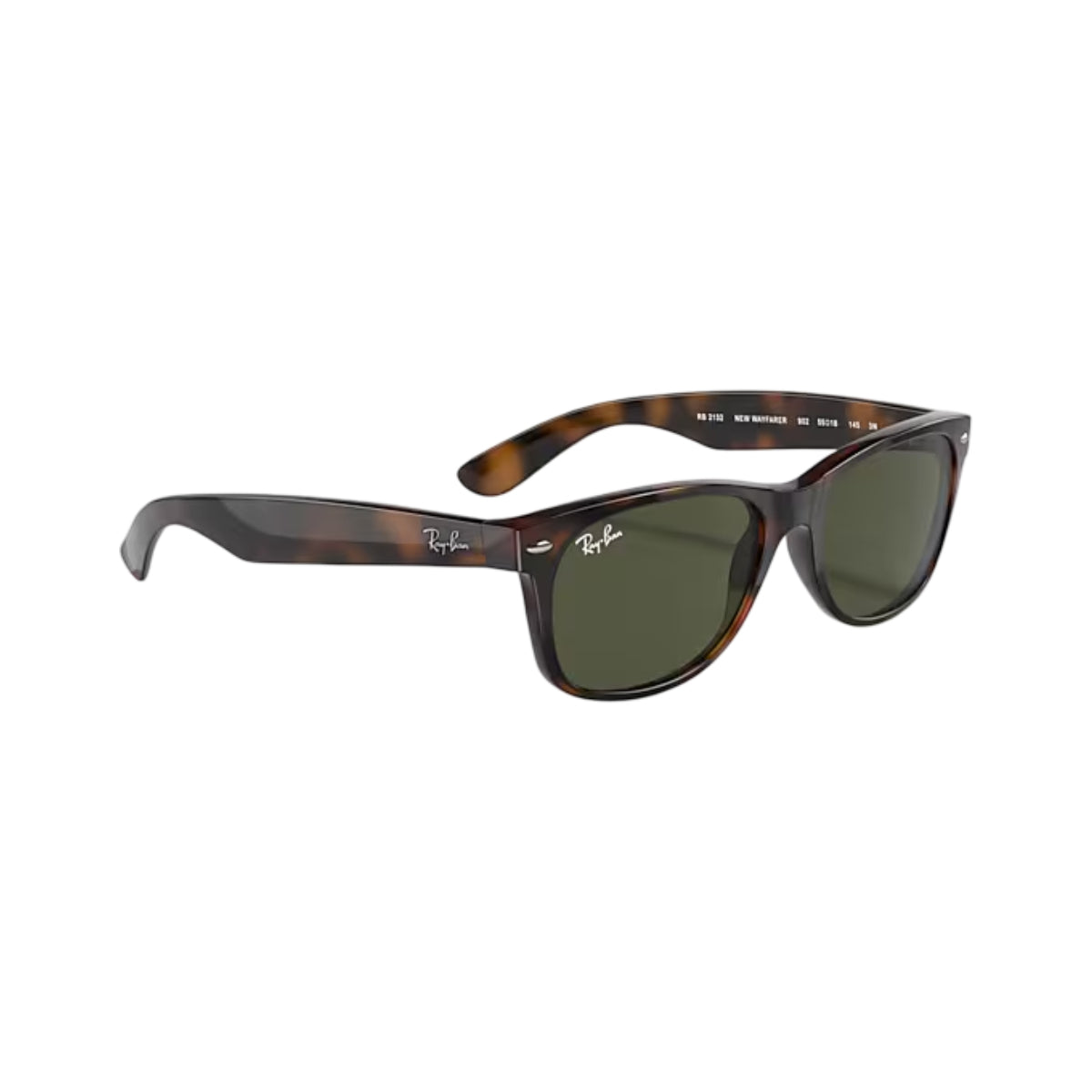 Ray-Ban RB2132 New Wayfarer Classic Unisex Square Solid Color Sunglasses