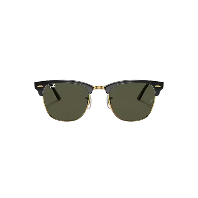 Ray-Ban RB3016 Clubmaster Classic Unisex Square Solid Color Sunglasses