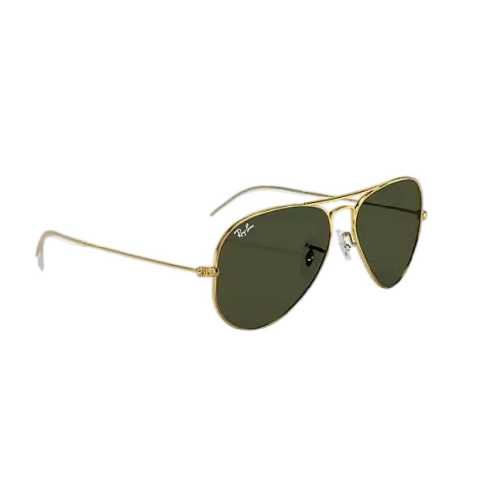 Ray-Ban Aviator RB3025 001 Unisex Pilot Solid Color Sunglasses
