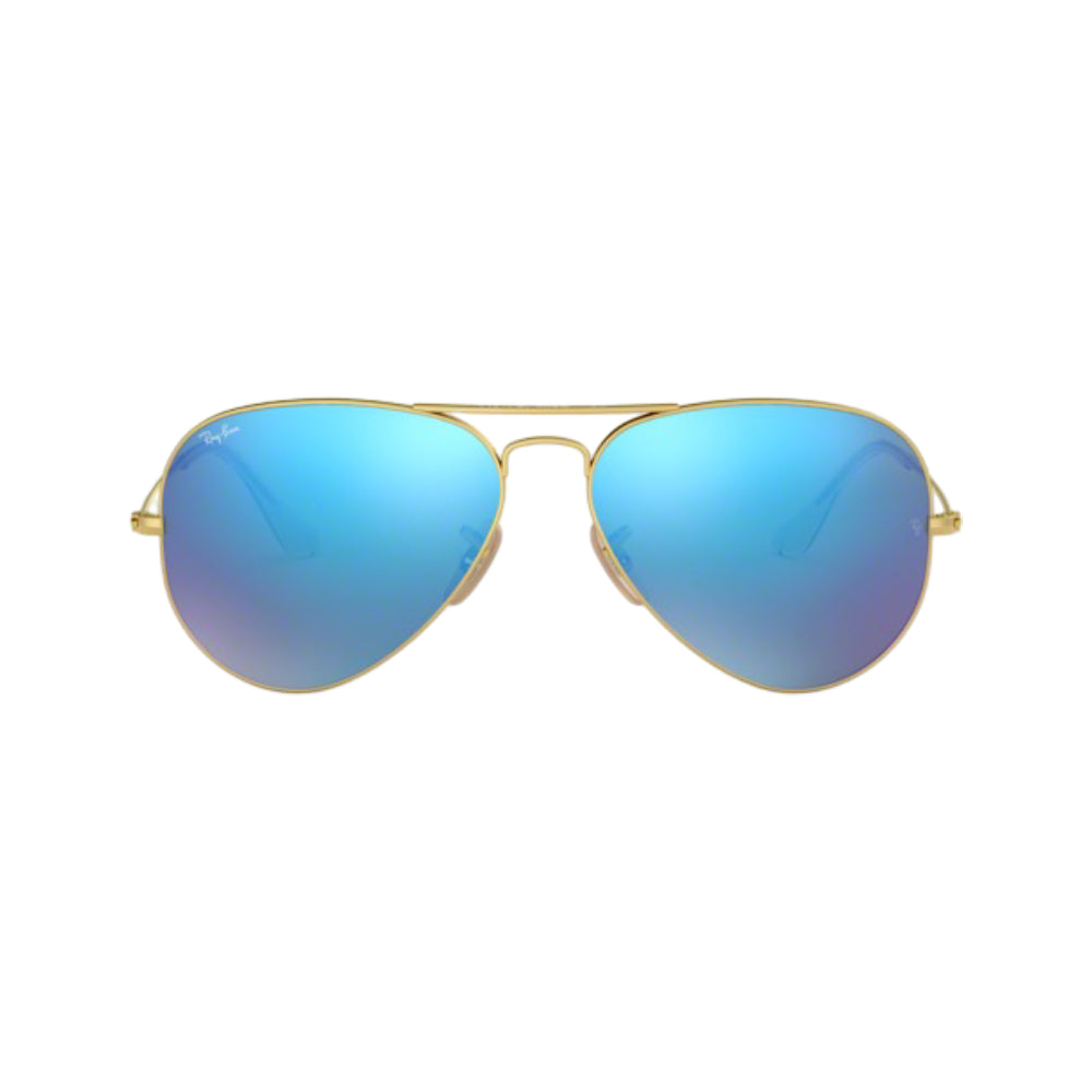 Ray-Ban RB3025 Unisex Aviator Solid Color Mirror Sunglasses