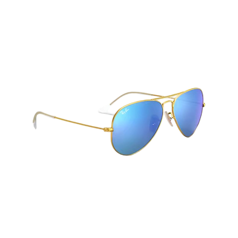 Ray-Ban RB3025 Unisex Aviator Solid Color Mirror Sunglasses