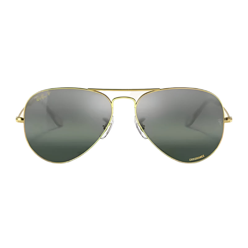 Ray-Ban Aviator RB30259196G5 Unisex Pilot Chromance Sunglasses
