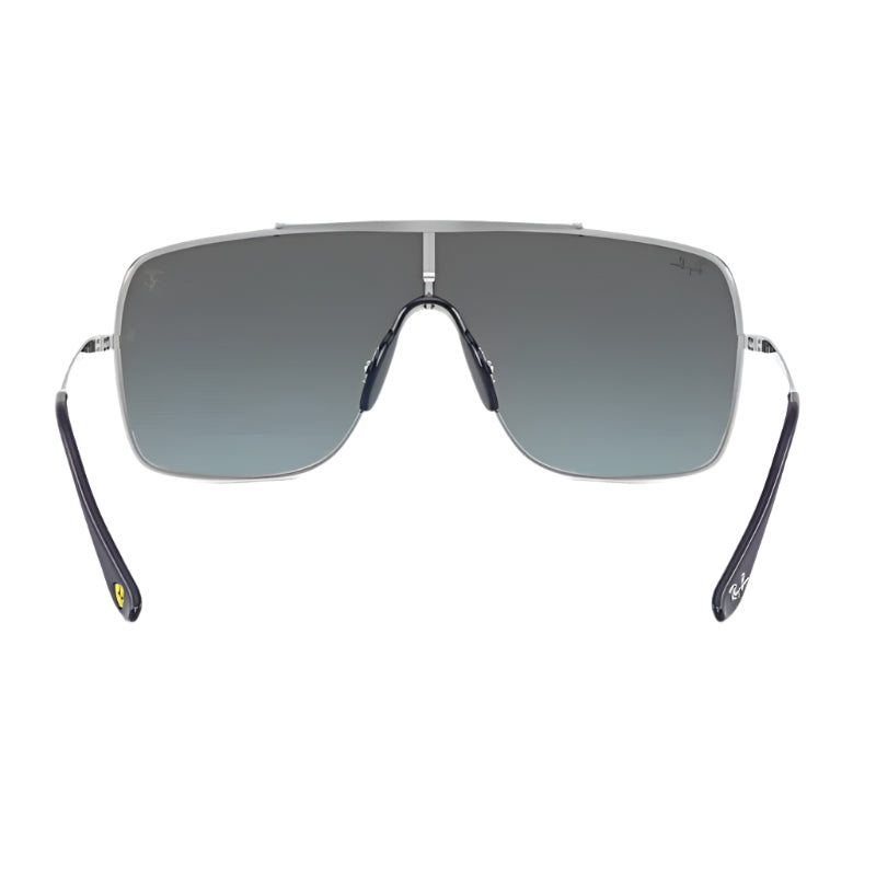 Ray-Ban Scuderia Ferrari RB3697MF104Y Unisex Square Solid Color Mirror Sunglasses