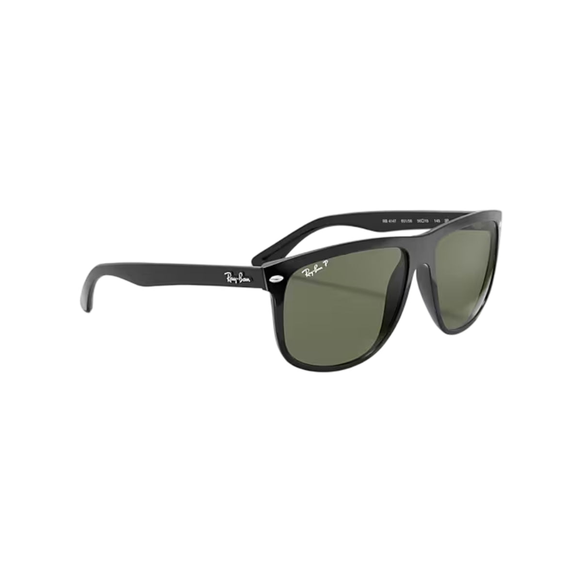 Ray-Ban RB4147 Boyfriend Unisex Square Solid Color Sunglasses