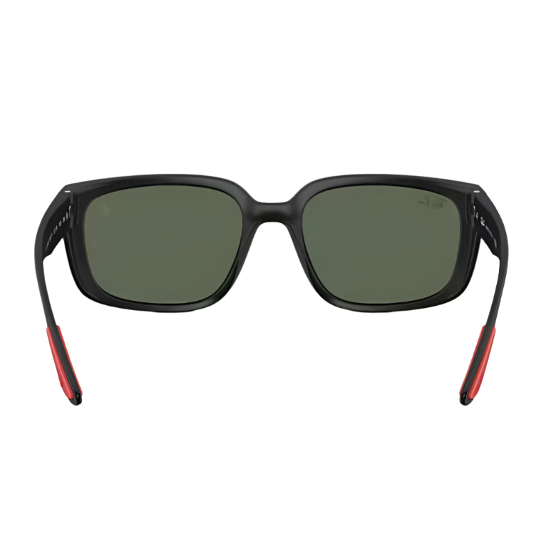 Ray-Ban Scuderia Ferrari RB4443MF6027 Unisex Square Solid Color Sunglasses