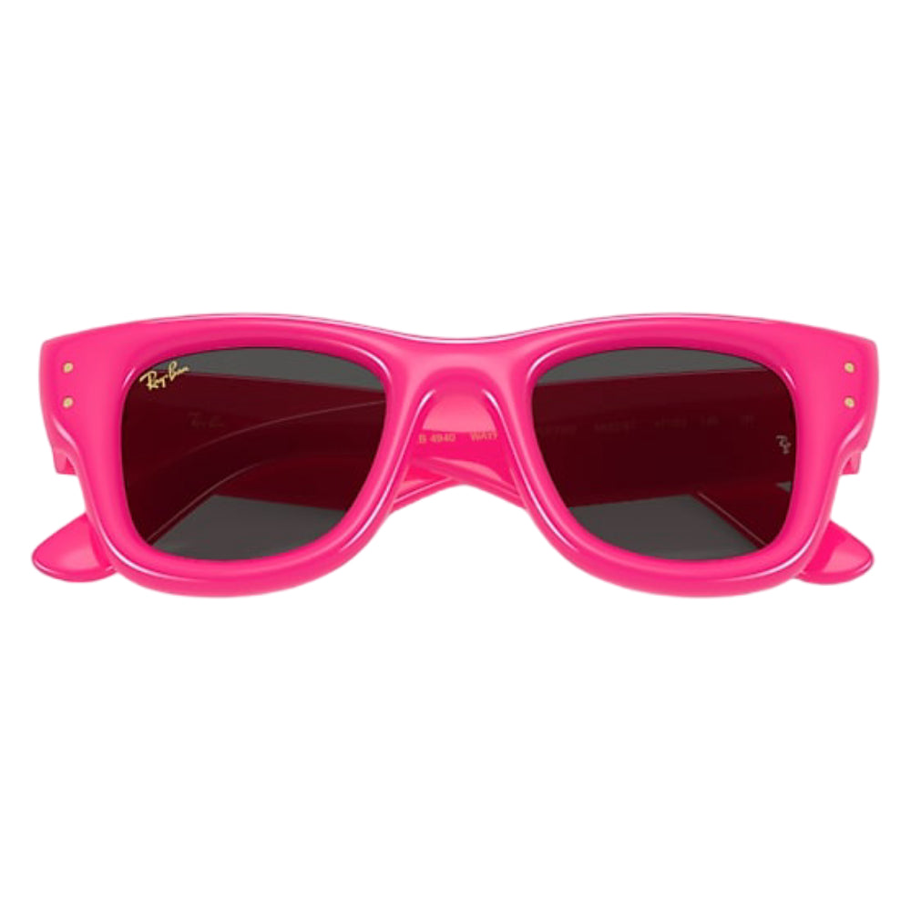 Ray-Ban Wayfarer Puffer Men's Square Solid Color Sunglasses