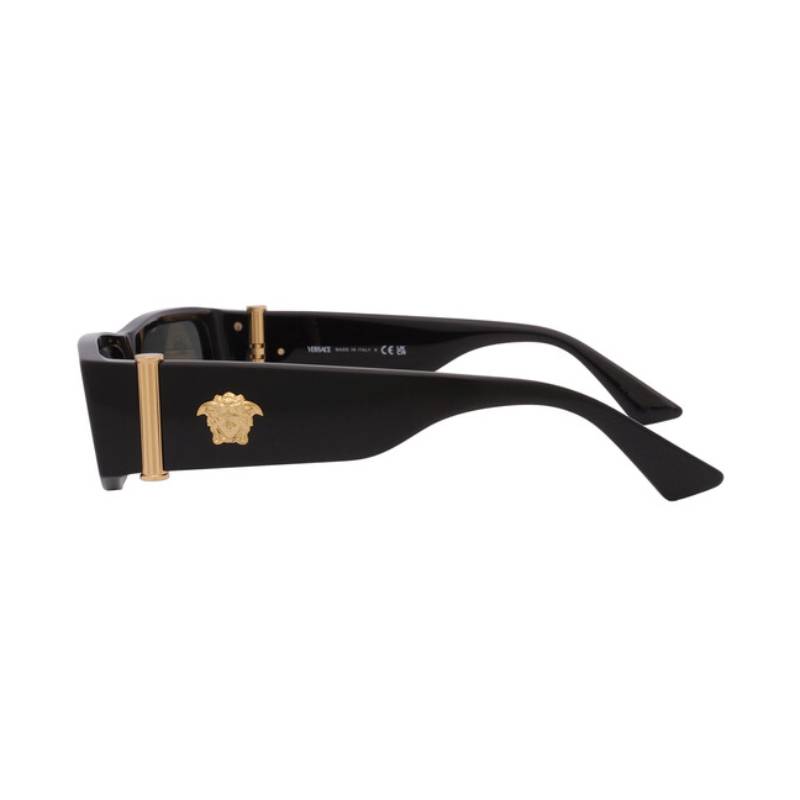 Versace VE227254938 Men's Rectangle Solid Color Sunglasses