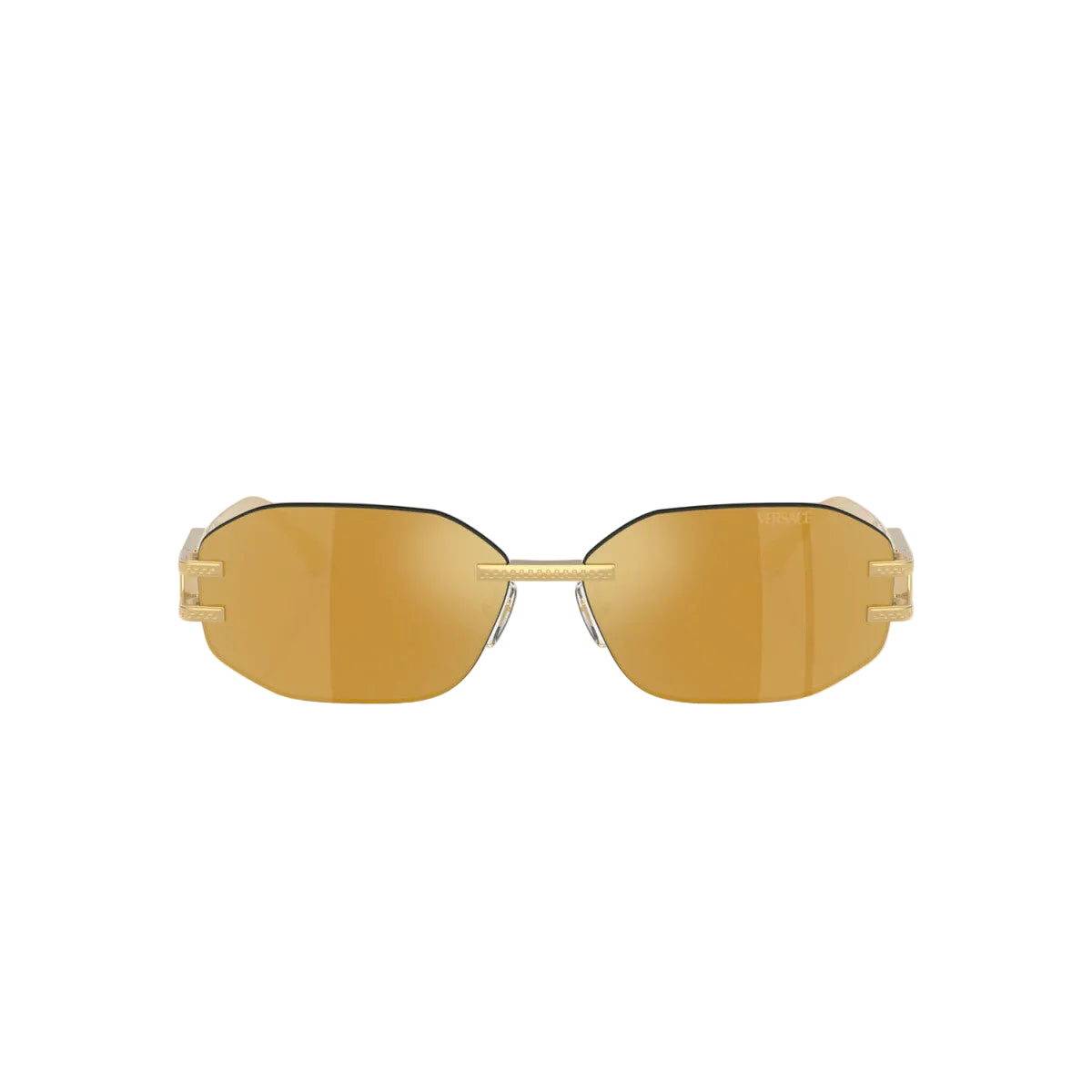 Versace Woman's VE227410027P Hexagonal Mirrored Sunglasses
