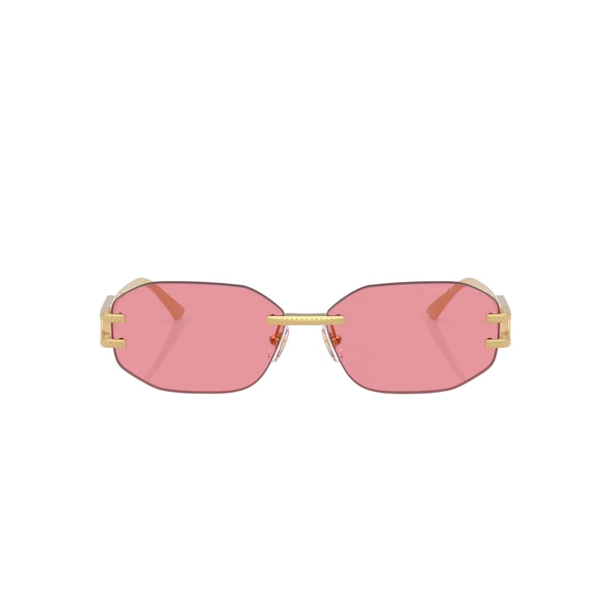 Versace Woman's VE2274100284 Geometric Solid Color Sunglasses