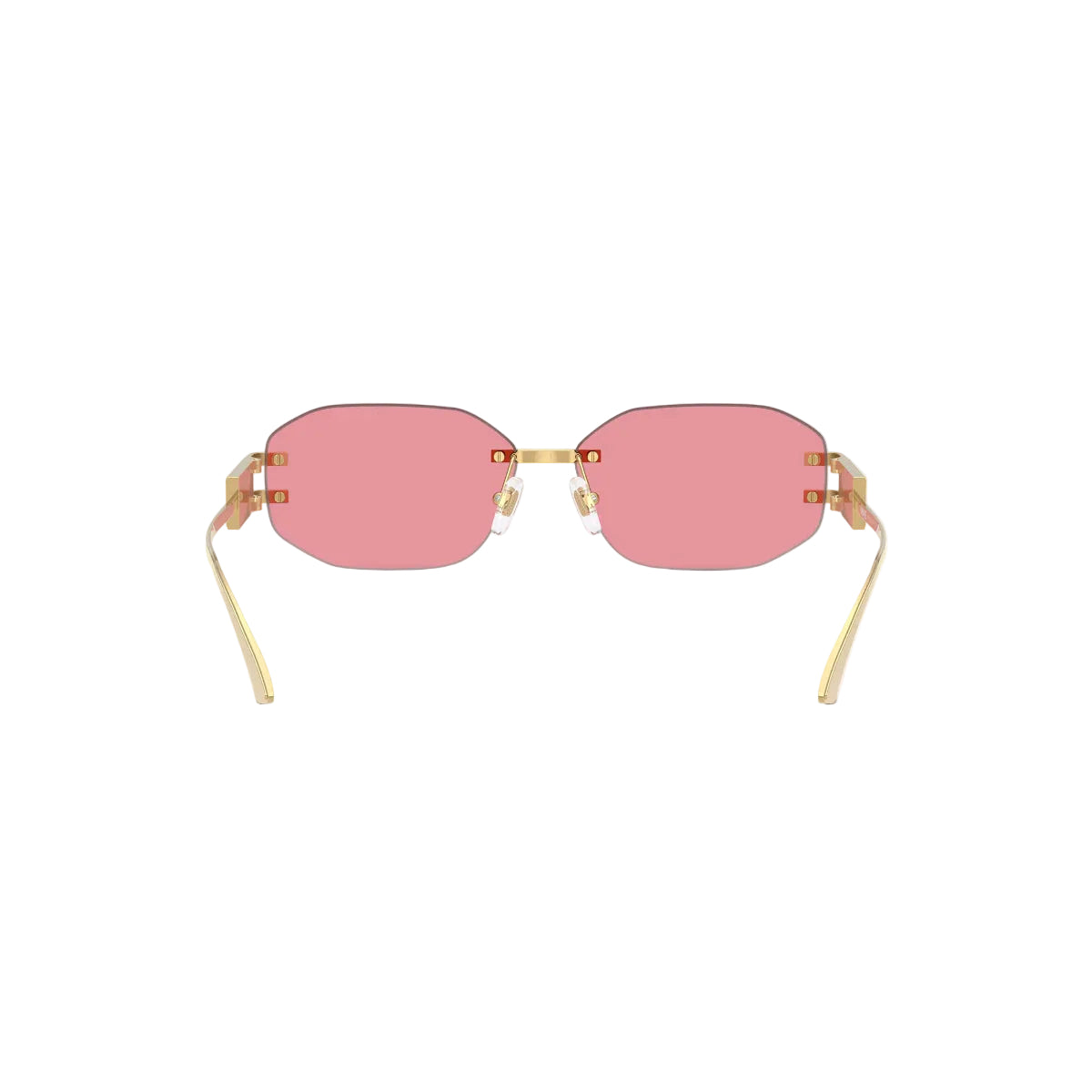 Versace Woman's VE2274100284 Geometric Solid Color Sunglasses