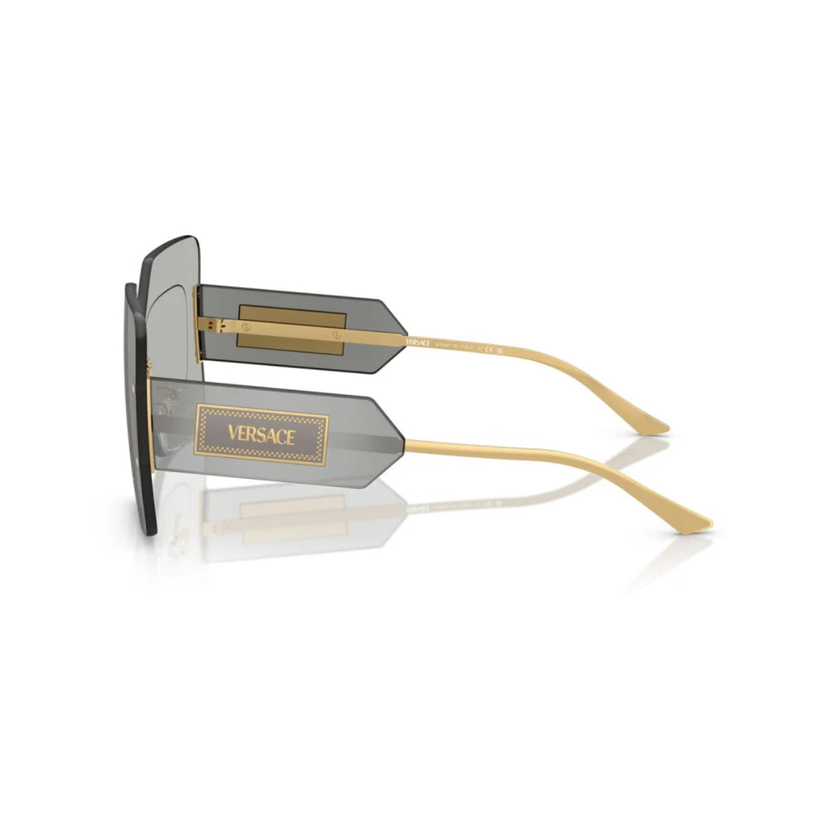 Versace VE2277 Women's Square Mirrored Sunglasses