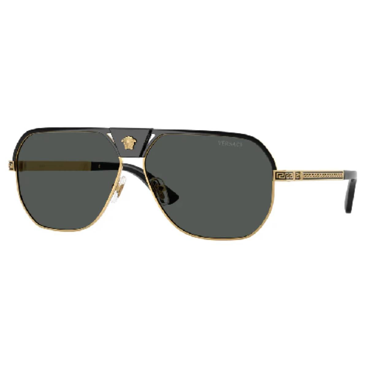 Versace VE2294 Men's Square Solid Color Sunglasses