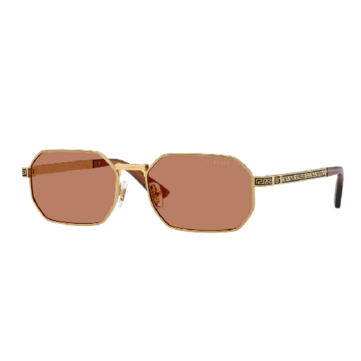 Versace VE2297 Men's Rectangle Solid Color Sunglasses