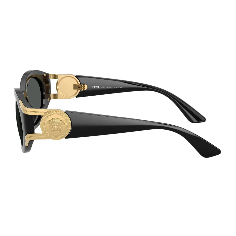 Versace VE4503U Women's Oval Solid Color Sunglasses