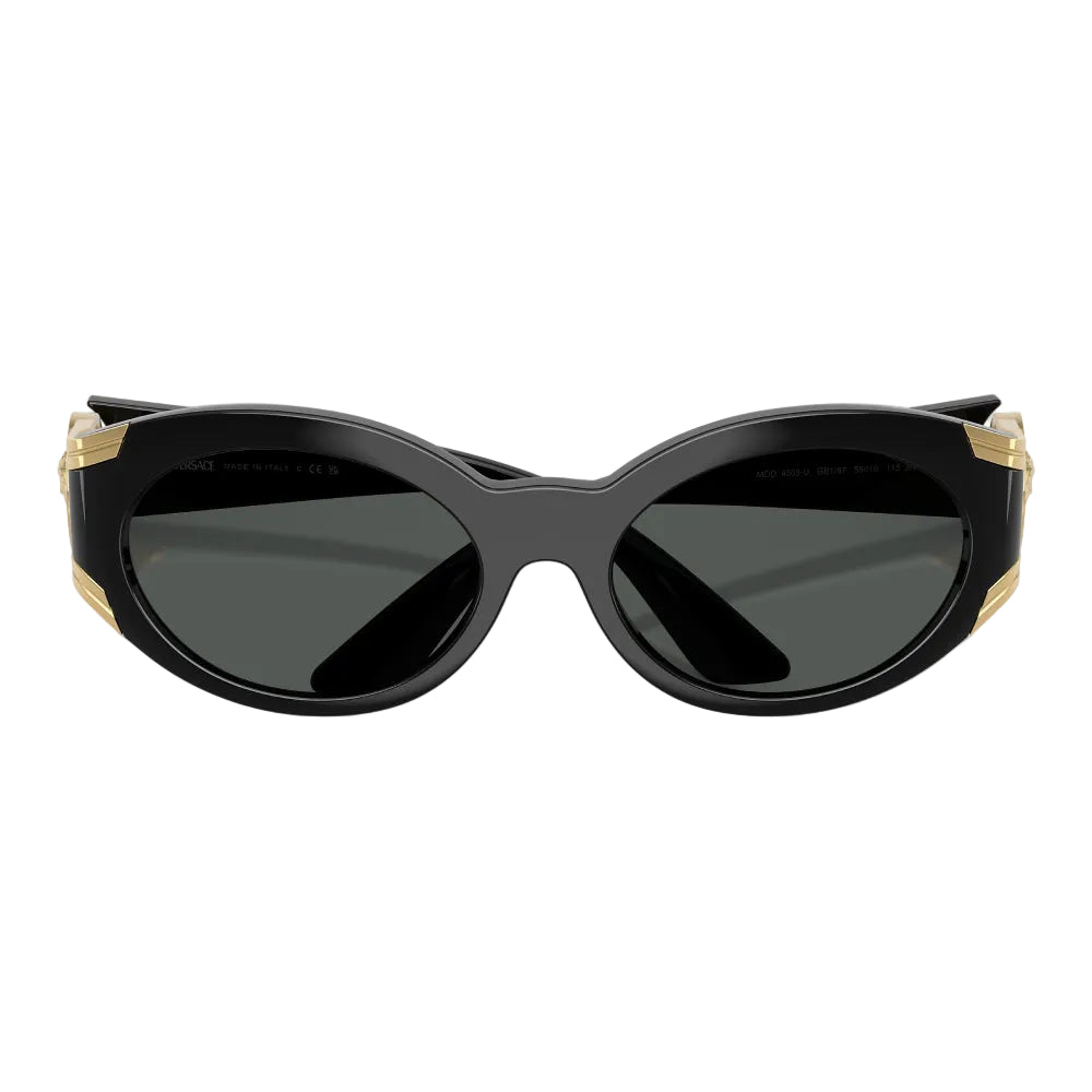 Versace VE4503U Women's Oval Solid Color Sunglasses