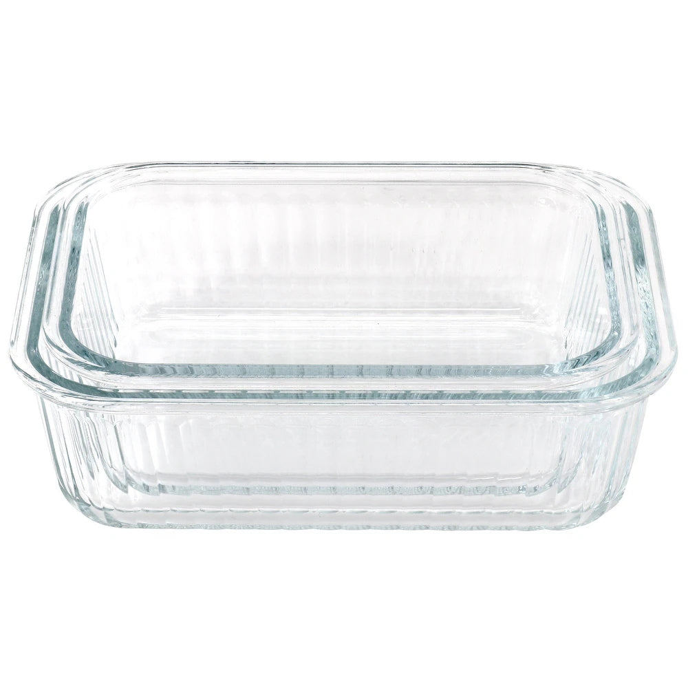 Martha Stewart 140905 Everyday Clifftop Glass Storage Container Set (4 Pieces)
