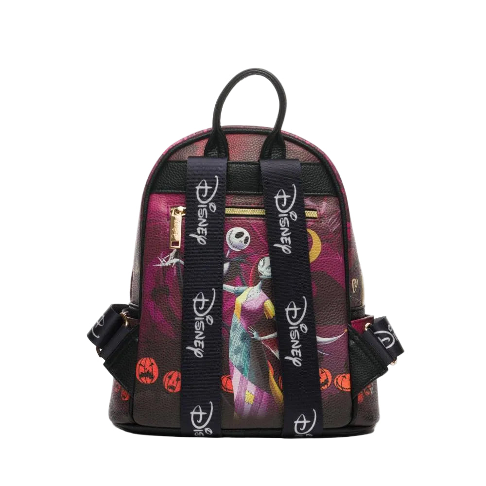 WondaPop Disney Nightmare Before Christmas Jack and Sally 11" Mini Backpack - Red/Black