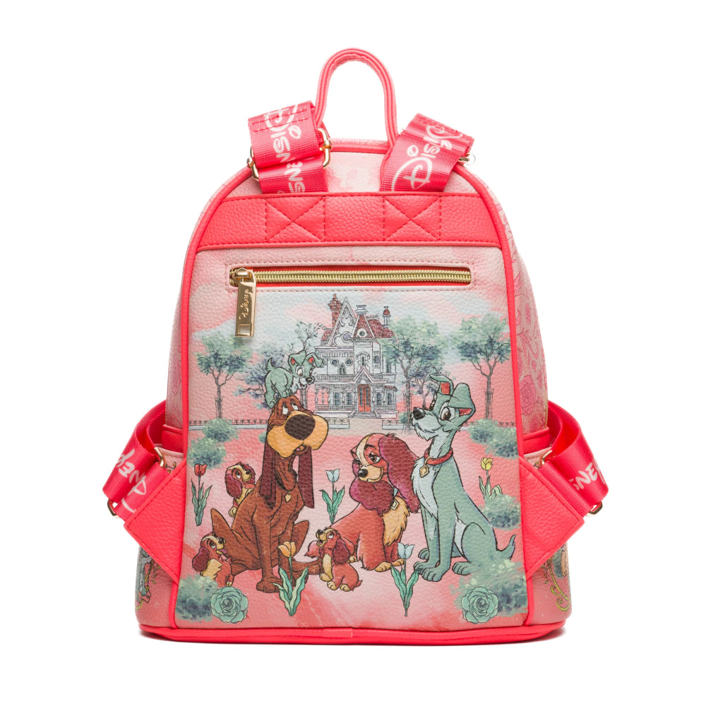 Wondapop Disney 11" Lady and the Tramp Mini Backpack - Pink