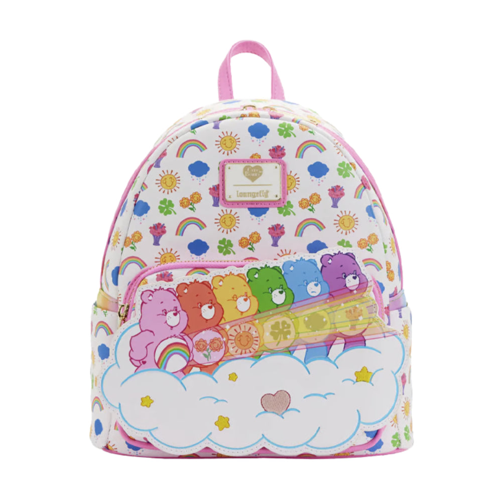 Loungefly Disney Care Bears Stare Rainbow Mini Backpack