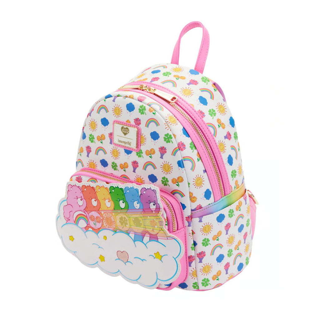 Loungefly Disney Care Bears Stare Rainbow Mini Backpack