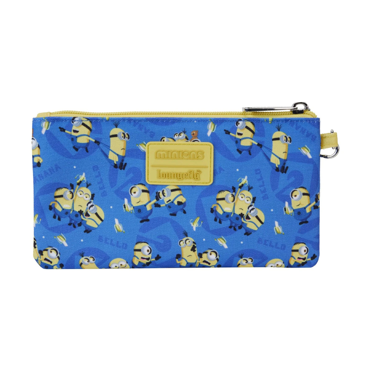 Loungefly Despicable Me Minions All-Over Print Zipper Pouch Wristlet - Blue