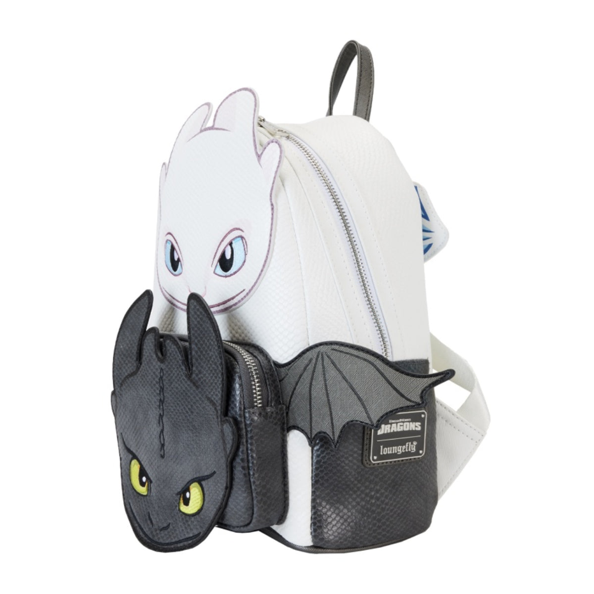 Loungefly Dreamworks How to Train Your Dragon Furies Backpack - White/Gray