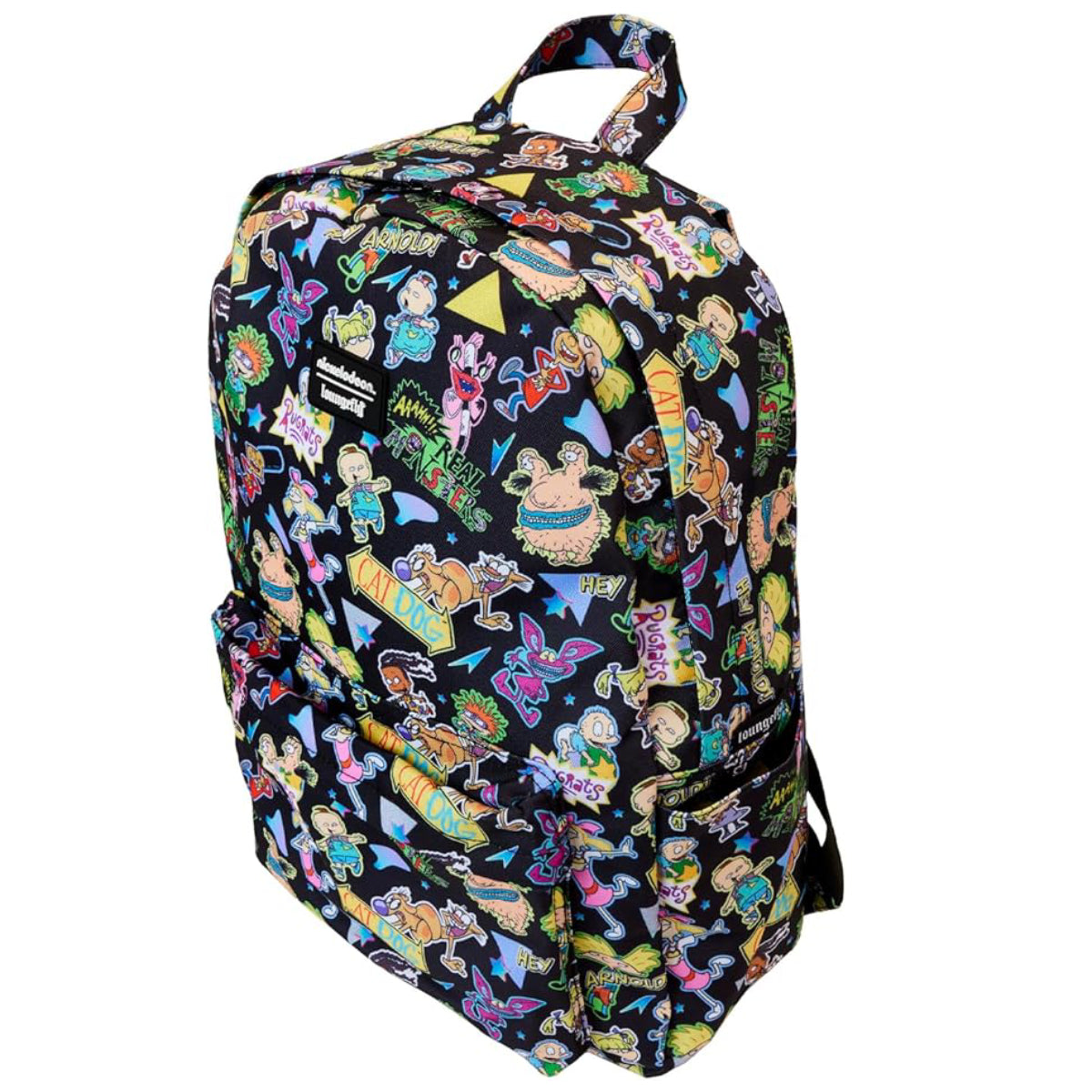 Loungefly Nickelodeon Character All-Over Print Backpack with Adjustable Strap