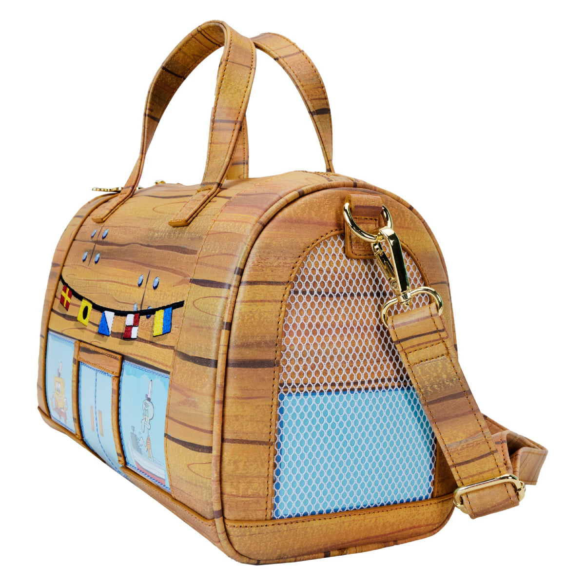 Loungefly Nickelodeon Spongebob 25th Anniversary Krusty Krab Figural Crossbody Bag - Brown