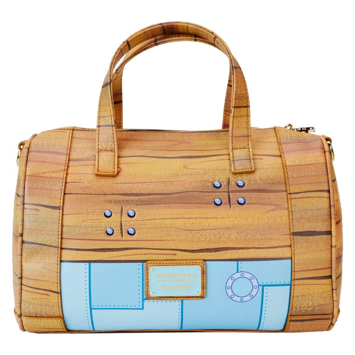 Loungefly Nickelodeon Spongebob 25th Anniversary Krusty Krab Figural Crossbody Bag - Brown