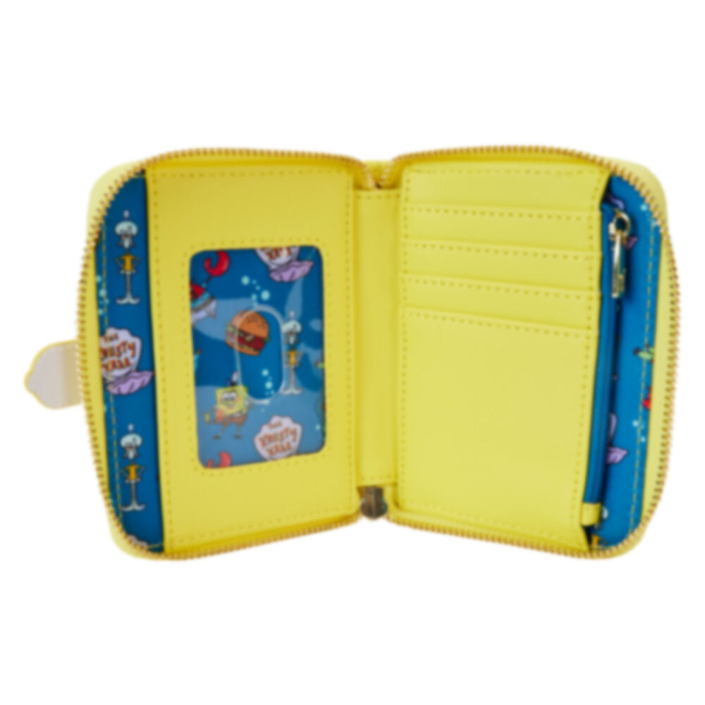 Loungefly SpongeBob Squarepants 25th Anniversary Zip-Around Wallet - Yellow