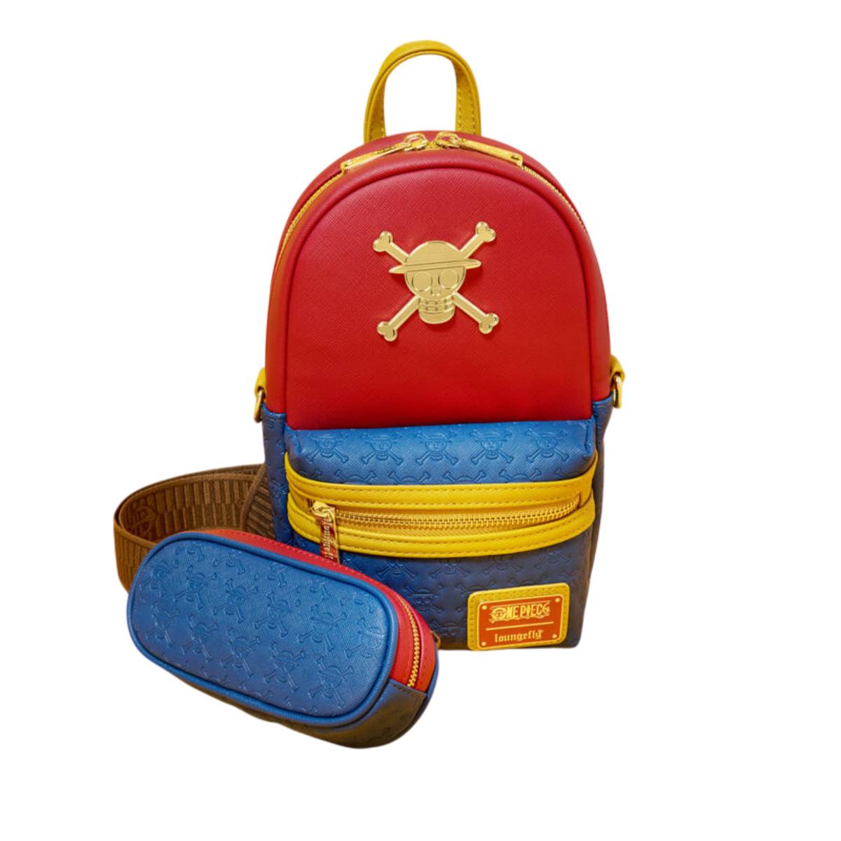 Loungefly One Piece Convertible Sling Crossbody Bag with Coin Bag