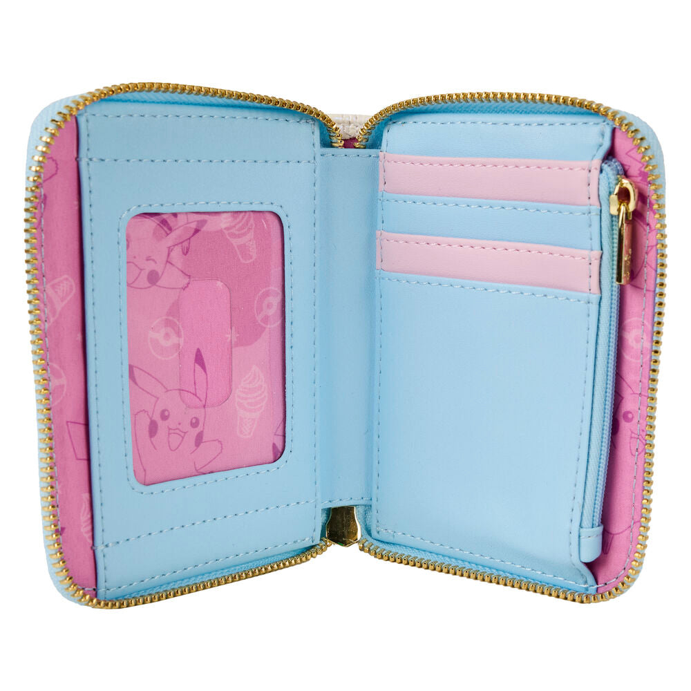 Loungefly Pokémon Iridescent Pikachu Zip Around Wallet - Beige