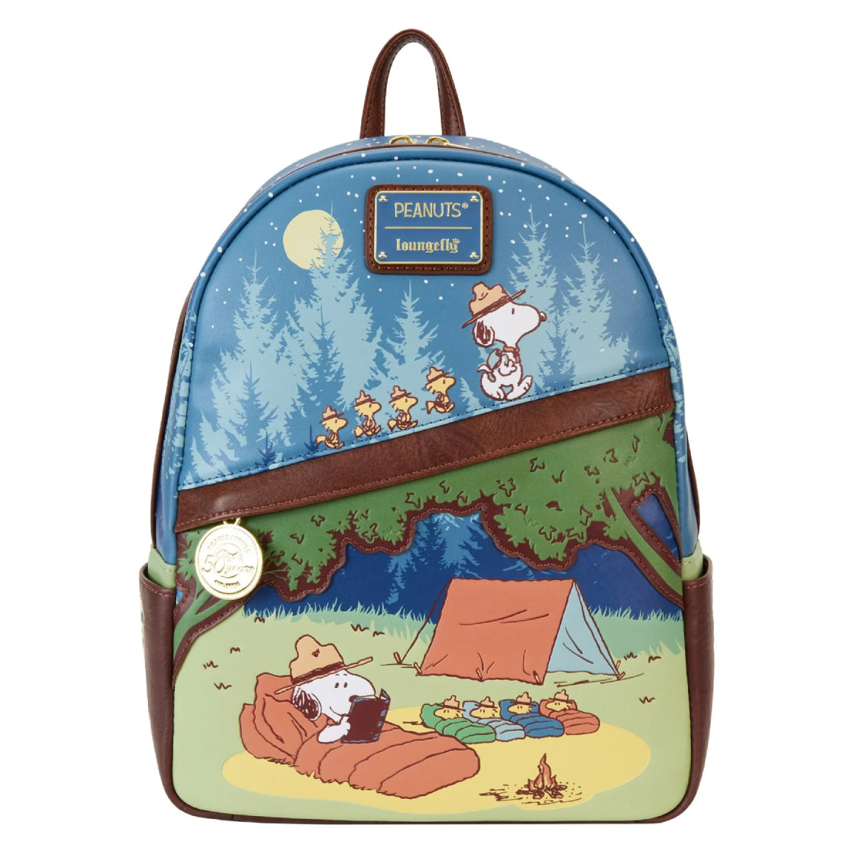 Loungefly Peanuts Beagle Scouts 50th Anniversary Mini Backpack