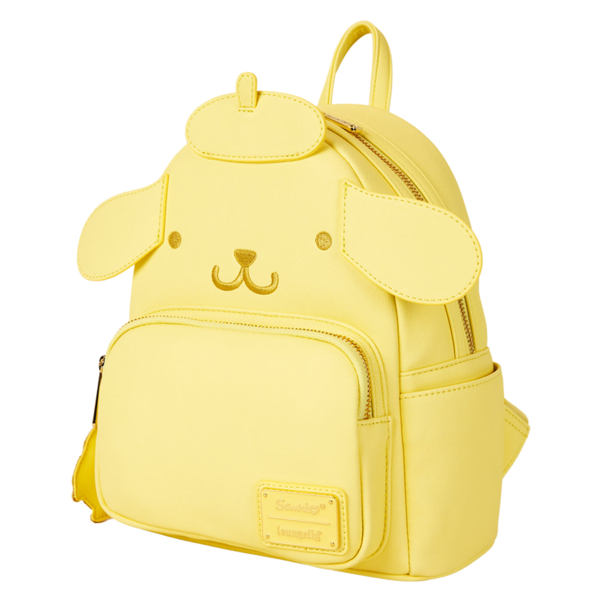 Loungefly Sanrio Pompompurin Monochrome Cosplay Mini Backpack with Adjustable Strap - Yellow
