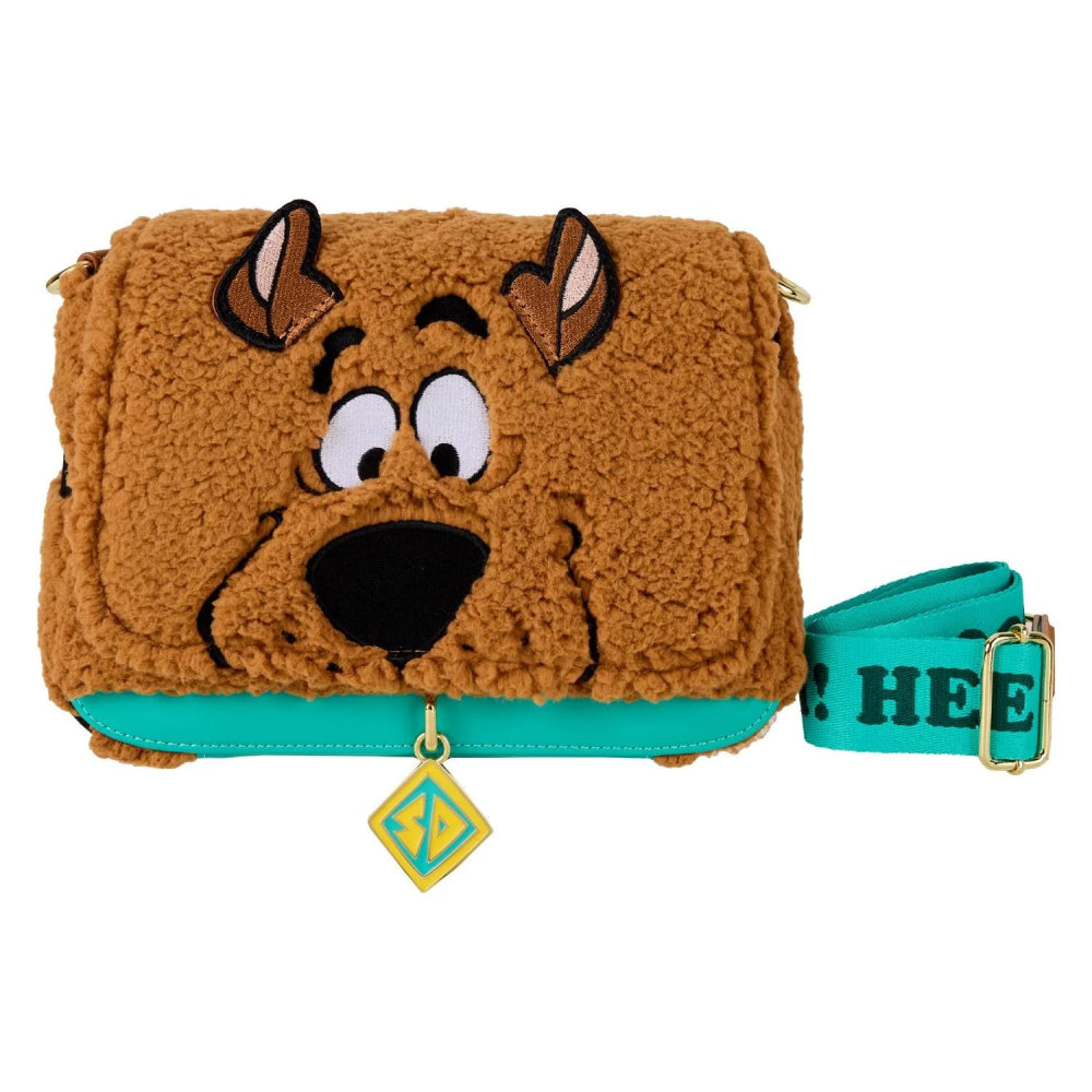Loungefly Scooby-Doo Sherpa Cosplay Crossbody Bag - Brown